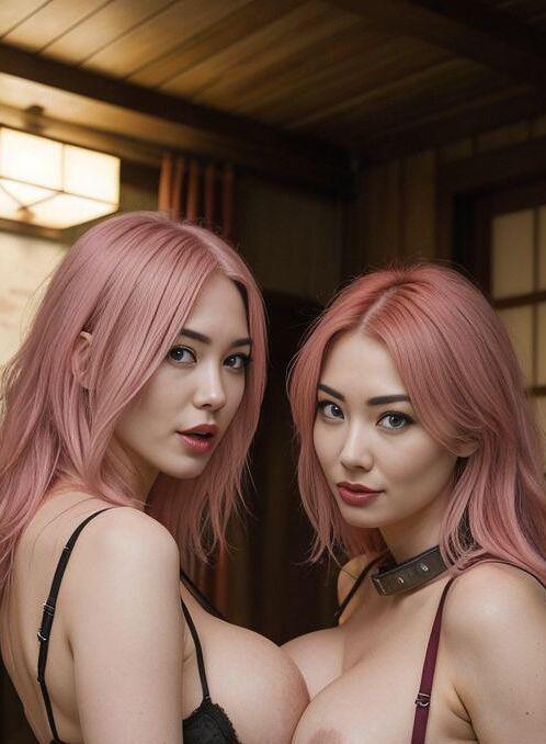 AI Porn Image of Masturbate No Bra And Panties Huge Boobs Messy Japanese
